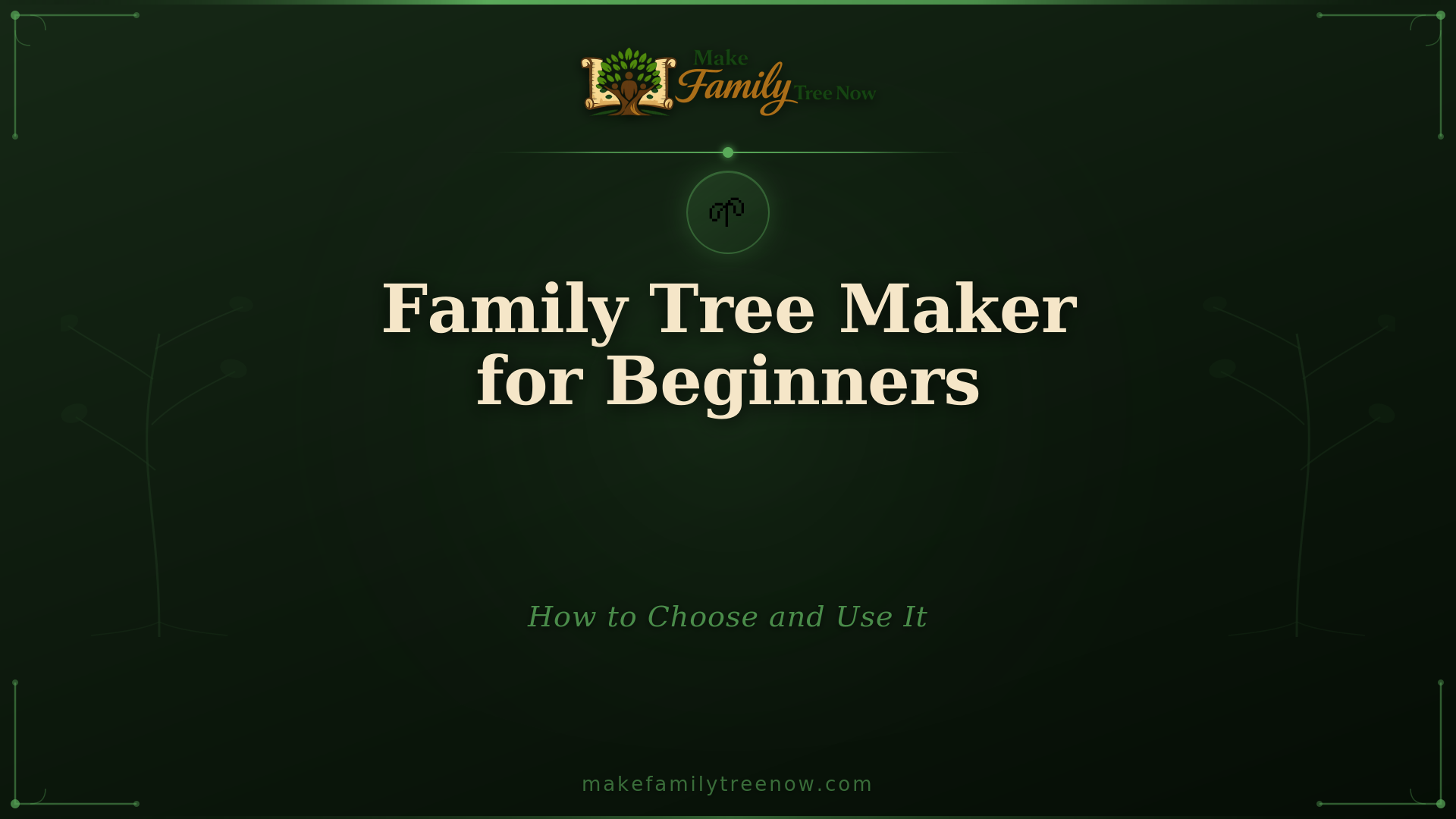 family-tree-maker-beginners