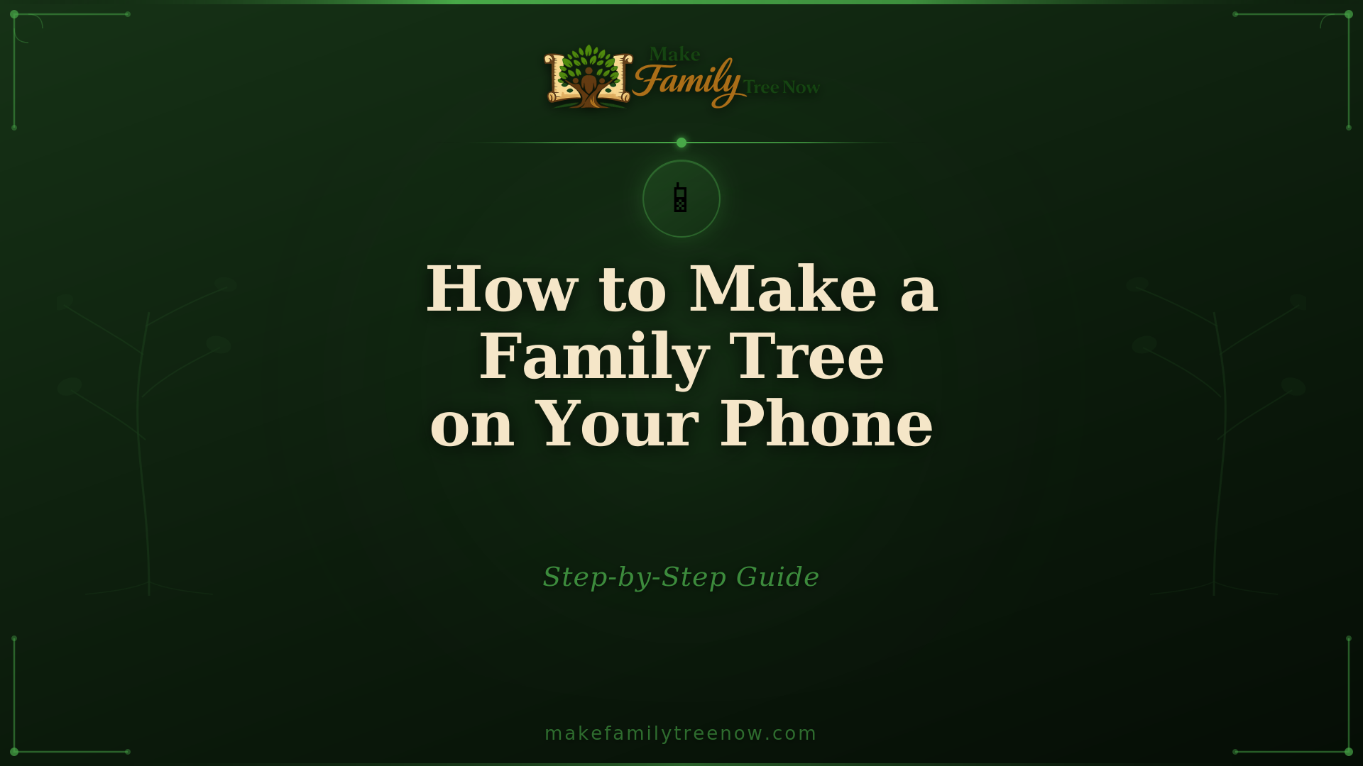 how-to-make-family-tree-on-phone